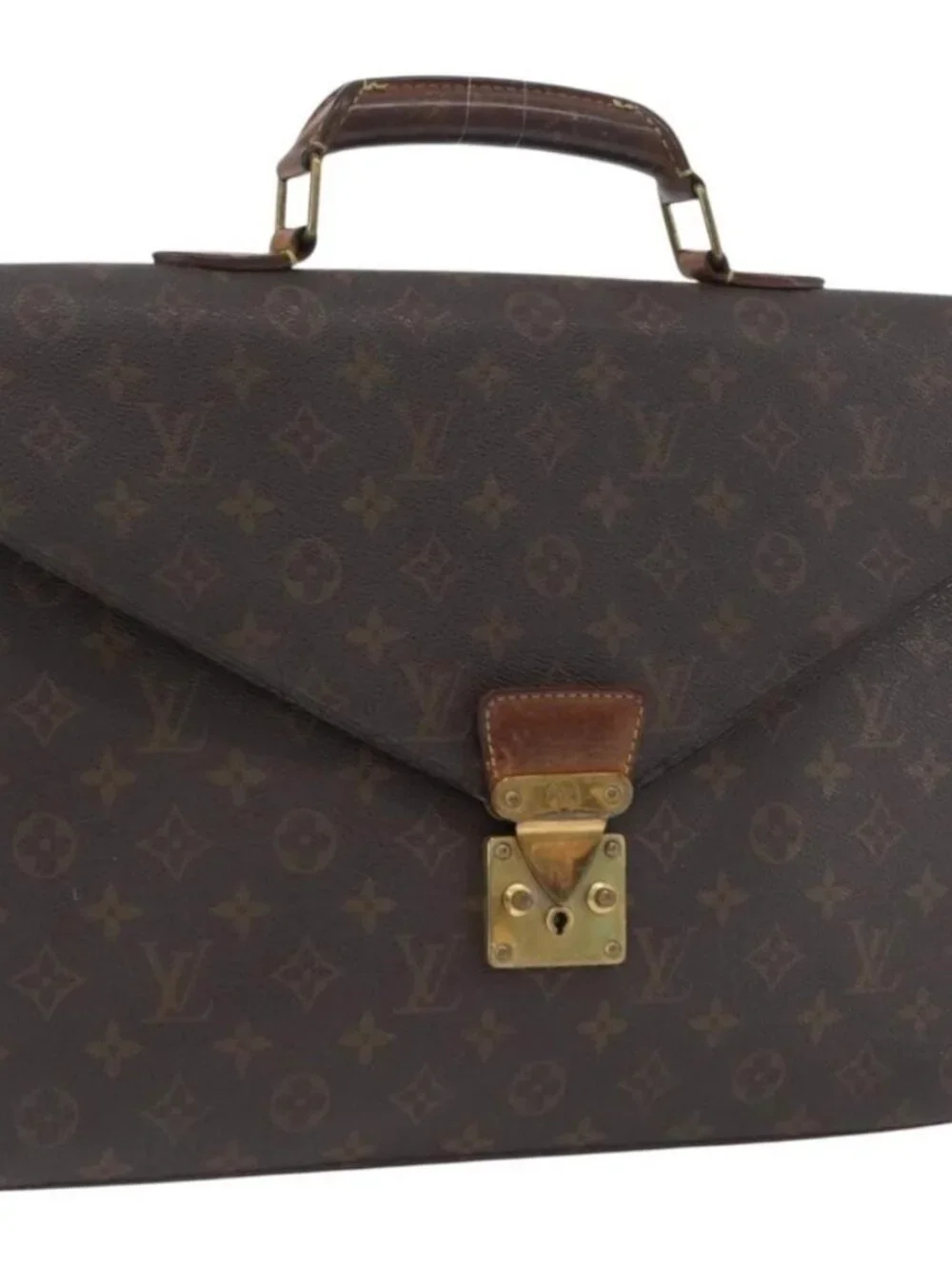 LOUIS VUITTON Monogram Serviette Conseiller Briefcase M53331 LV Auth bs33308